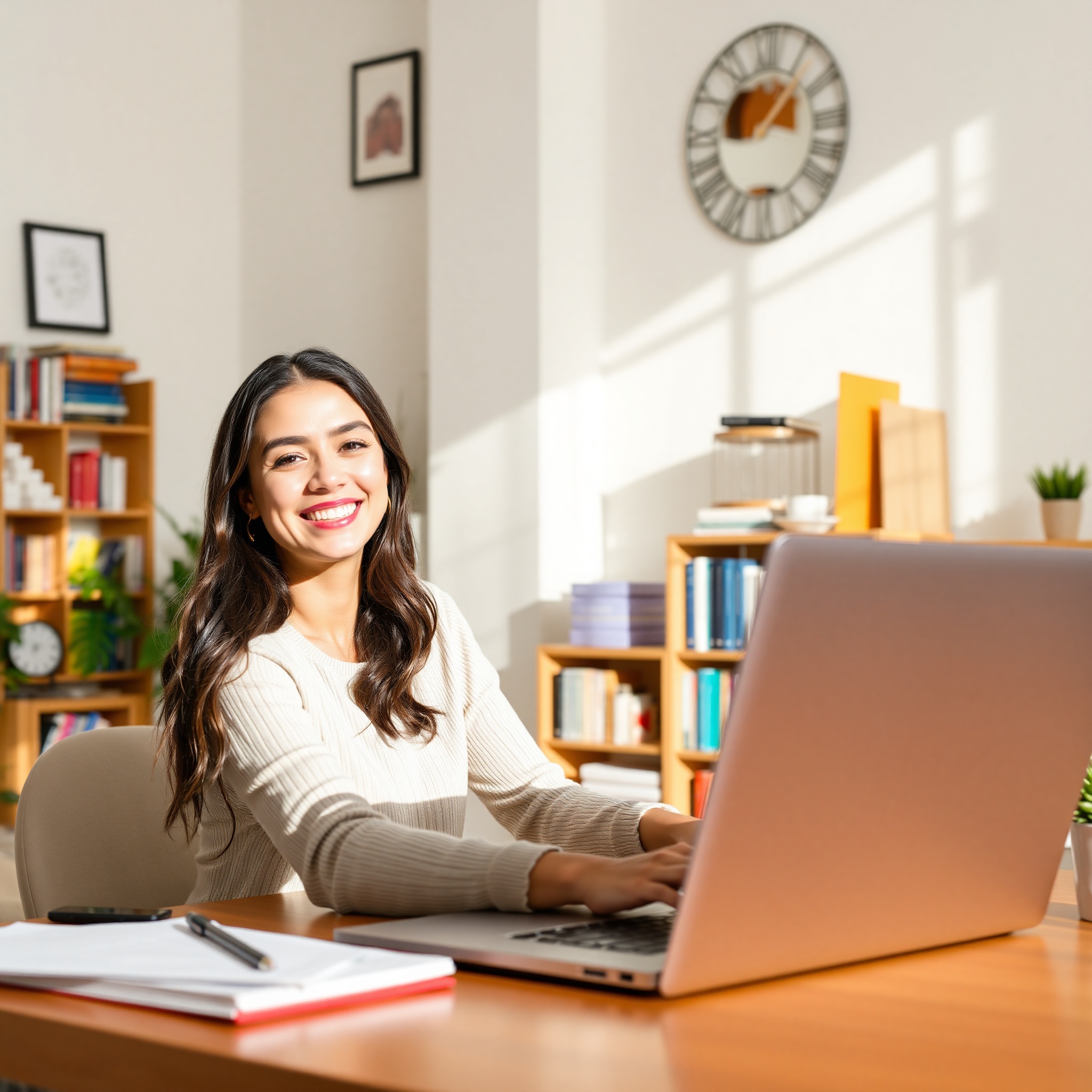 Online tutoring session with student and instructor on video call screen